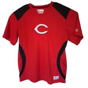 Vintage True Fan Cincinnati Reds MLB Baseball Jersey, Red Size L